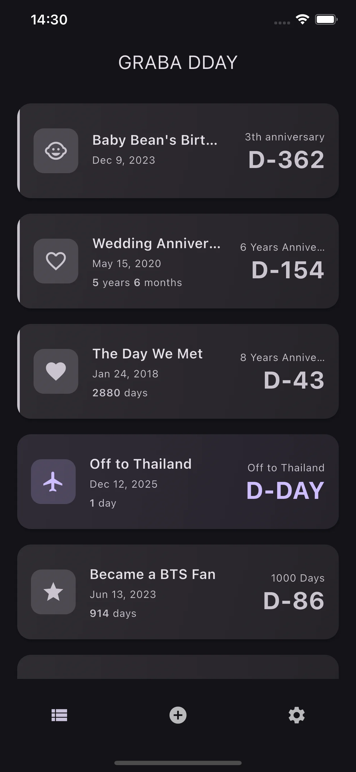 GRABA DDAY App Screenshot 2